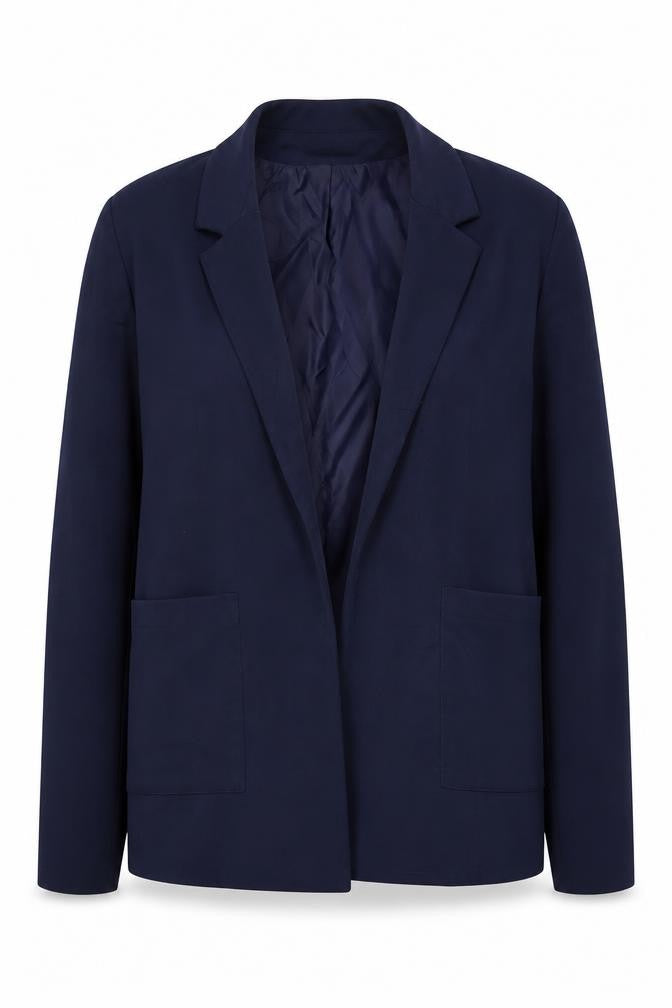Long Tall Sally Women's Blue Blazer, Size 14