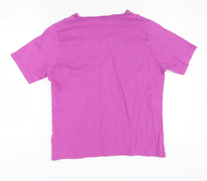 Back view of Honor Millburn Women's Pink T-Shirt M