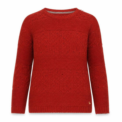 Front view of Country Rose Women's Red jumper Size B