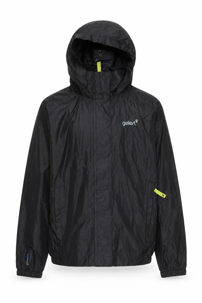 Gelert Boys Black Waterproof Rain Coat 9-10 Years