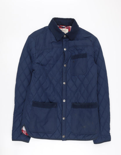 Original Penguin Men's Blue Quilted Jacket S Casual