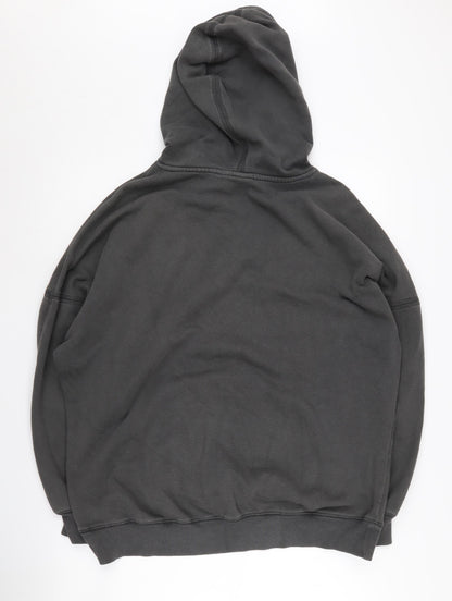 H&M Womens S Black Coca-Cola Pullover Logo Hoodie