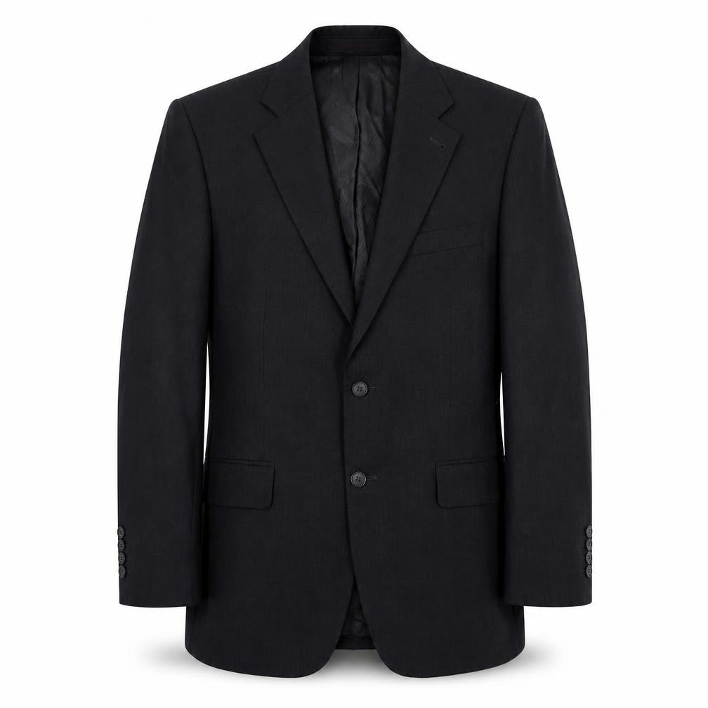 Jeff Banks Men's Black Wool Blazer 40 Regular Travel