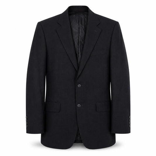 Jeff Banks Men's Black Wool Blazer 40 Regular Travel