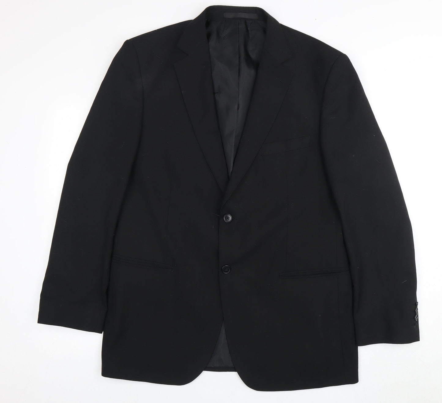 Marks and Spencer Men's Black Blazer, Size 42R Formal Jacket