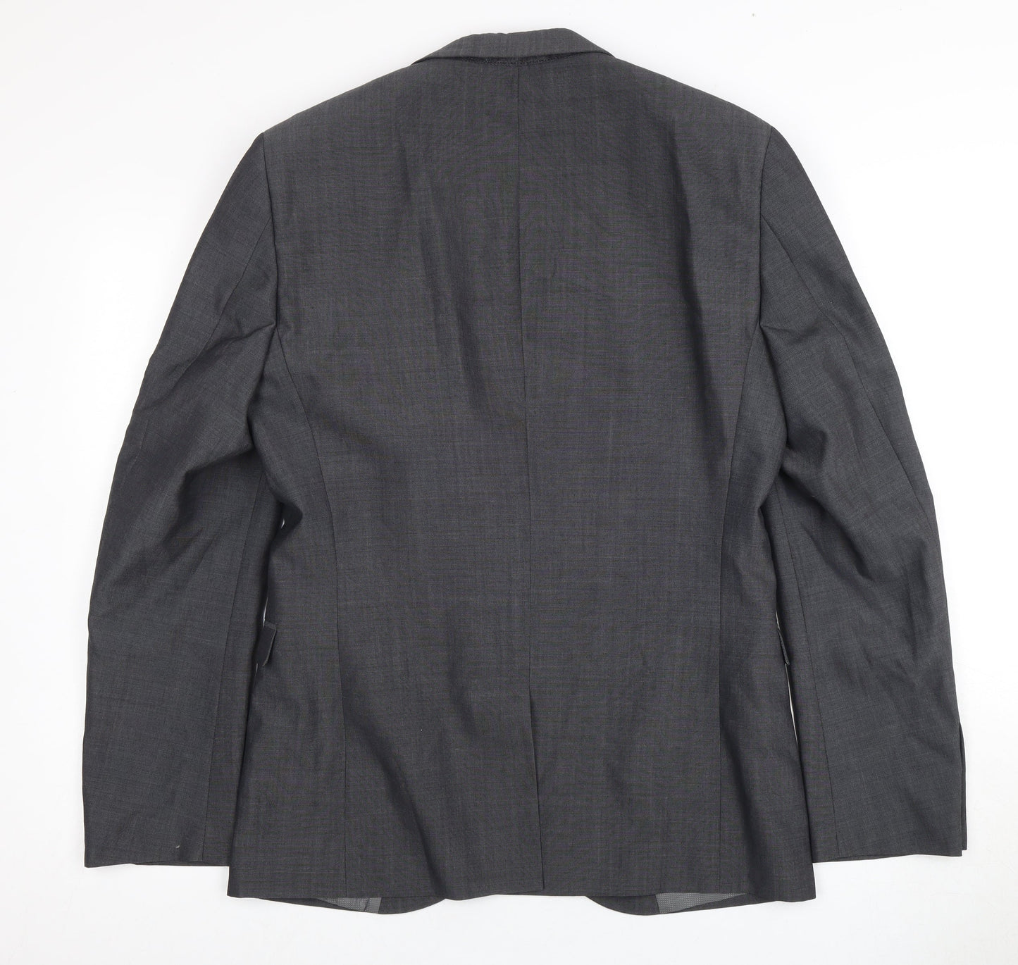 Next Men's Grey Wool Blazer 38 Regular Business
