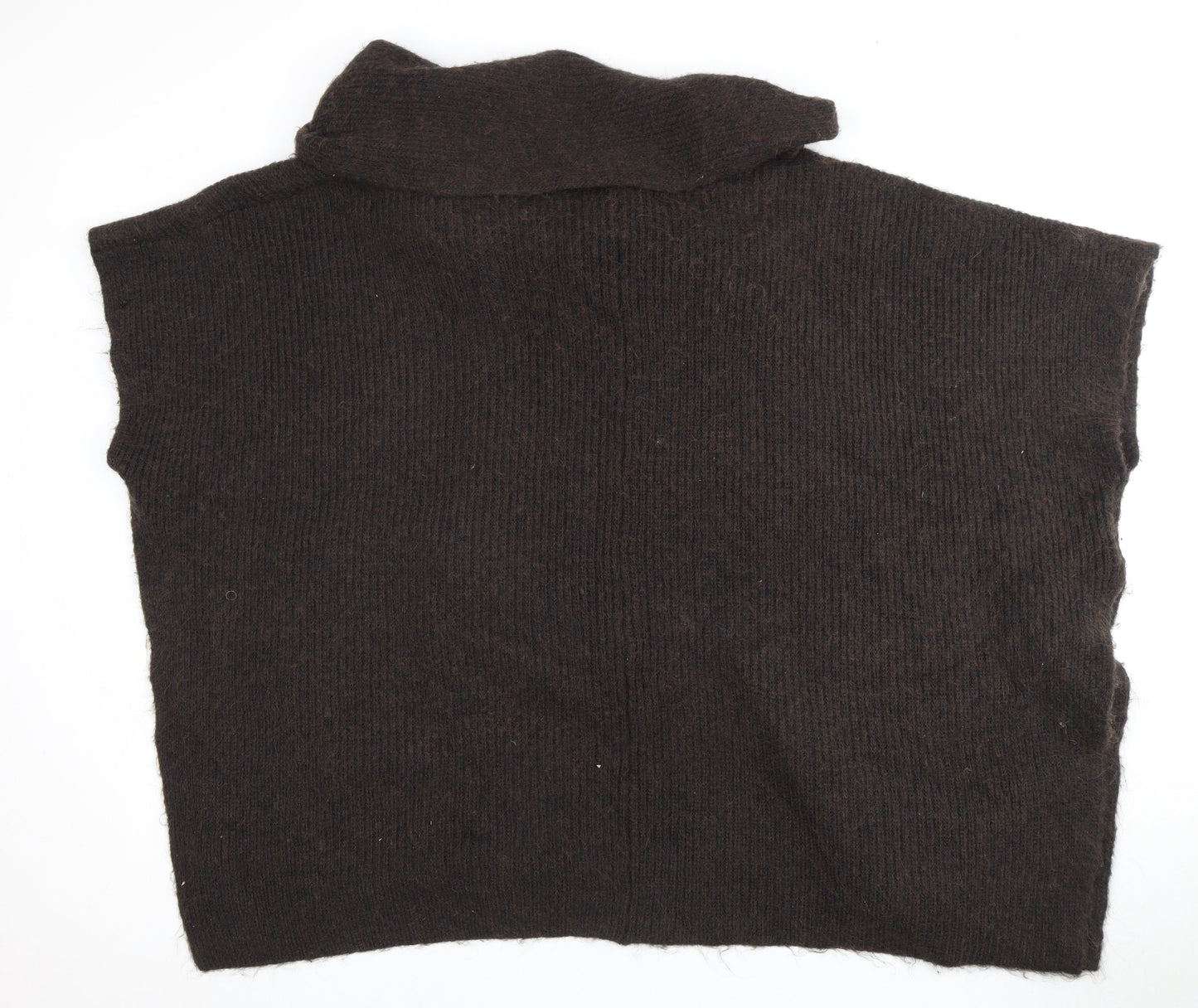 Zara Women's Brown Sleeveless Cardigan M