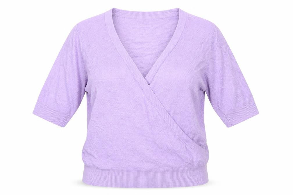 Marks & Spencer Women's Purple Wrap Blouse, Size S