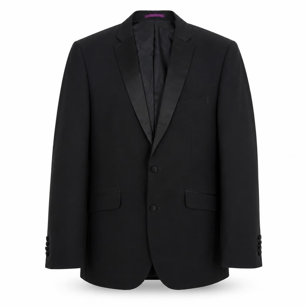 Charlton Gray Men's Black Tuxedo Blazer 44L
