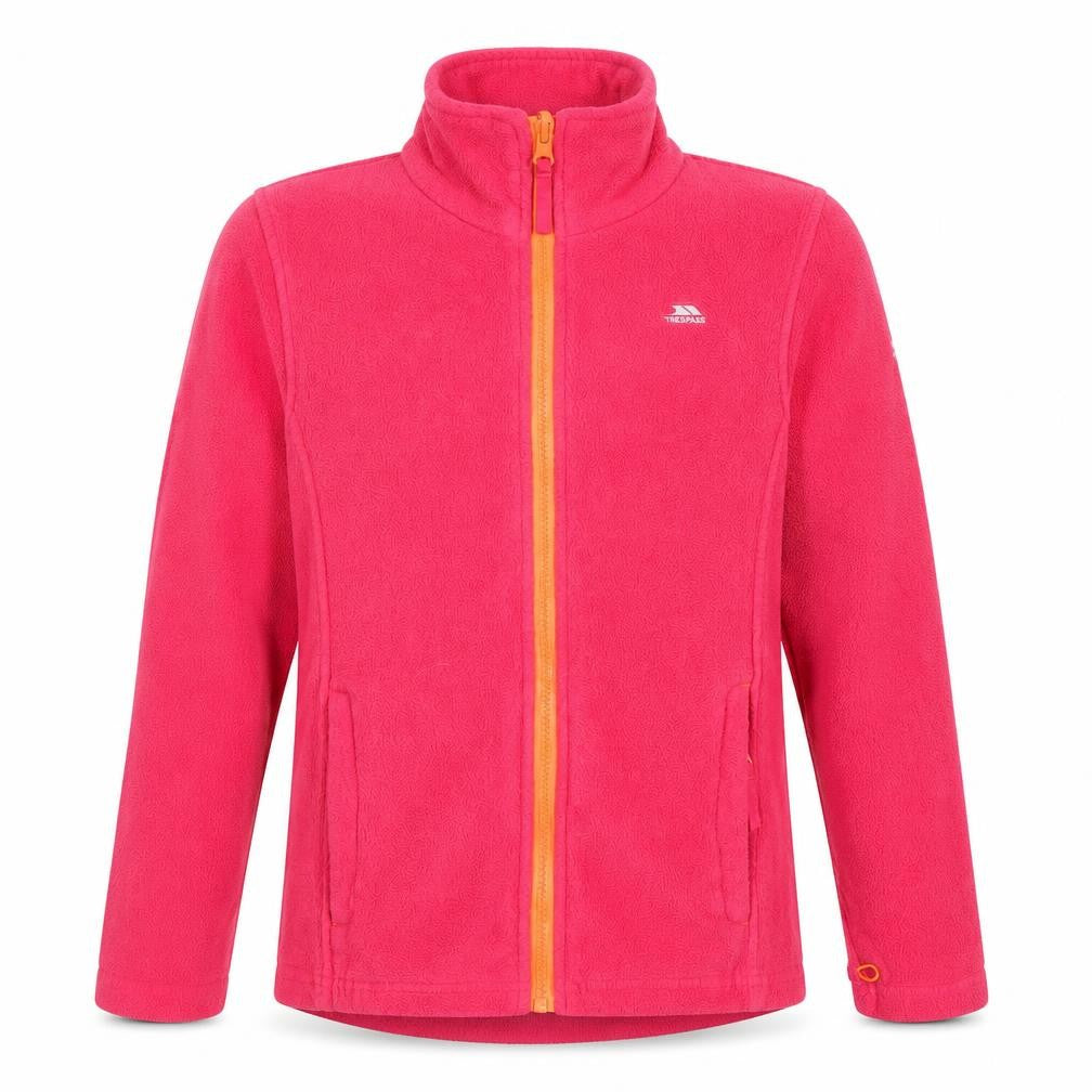 Trespass Girls Pink Fleece Jacket Size 10 Years