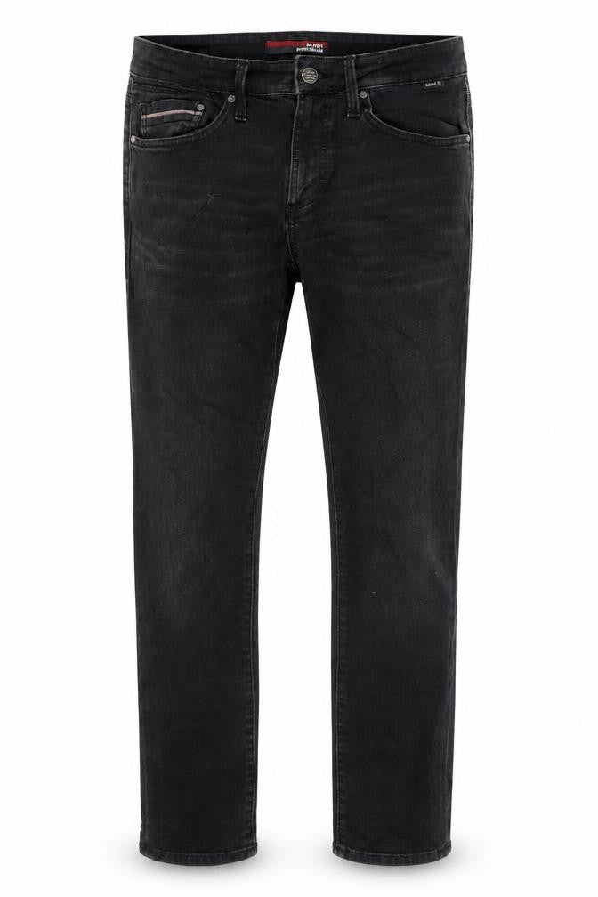 Mavi Men's Black Straight Jeans, 30/30, Comfort Fit