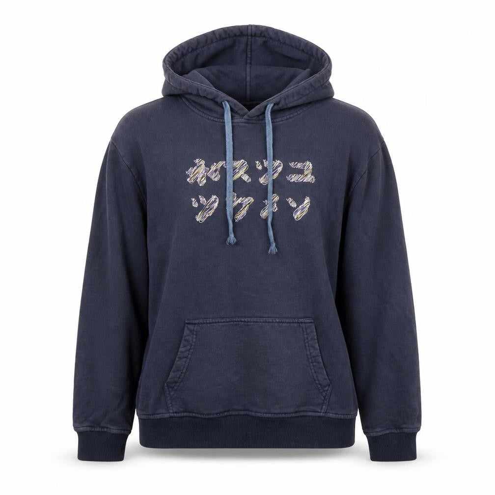 Unisex Blue Pullover Hoodie, Large, Casual Style