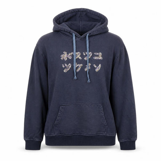 Blue Womens Pullover Hoodie, Large, Casual Style