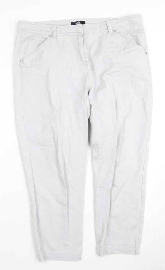 Wallis Women's White Jeans Size 12