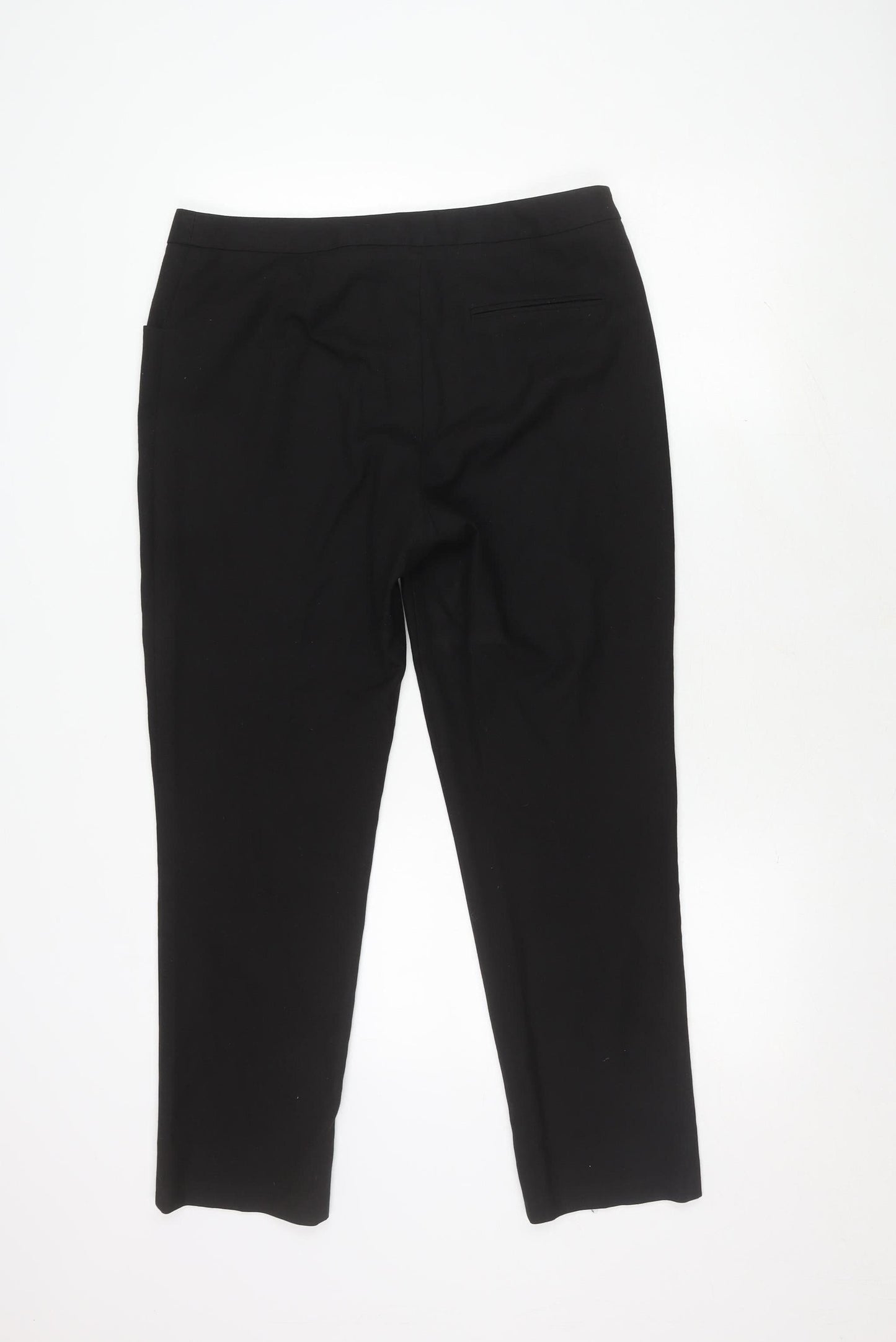 Oasis Black Women's Trousers Size 14
