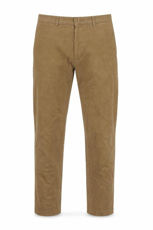 Lineadirection Men's Brown Trousers Size 32 Cotton