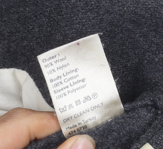 John Lewis & Co. Men's Grey Blazer XL - Classic Style