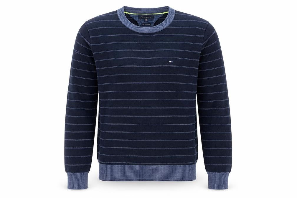 Tommy Hilfiger Men’s XS Blue Striped Pullover Jumper