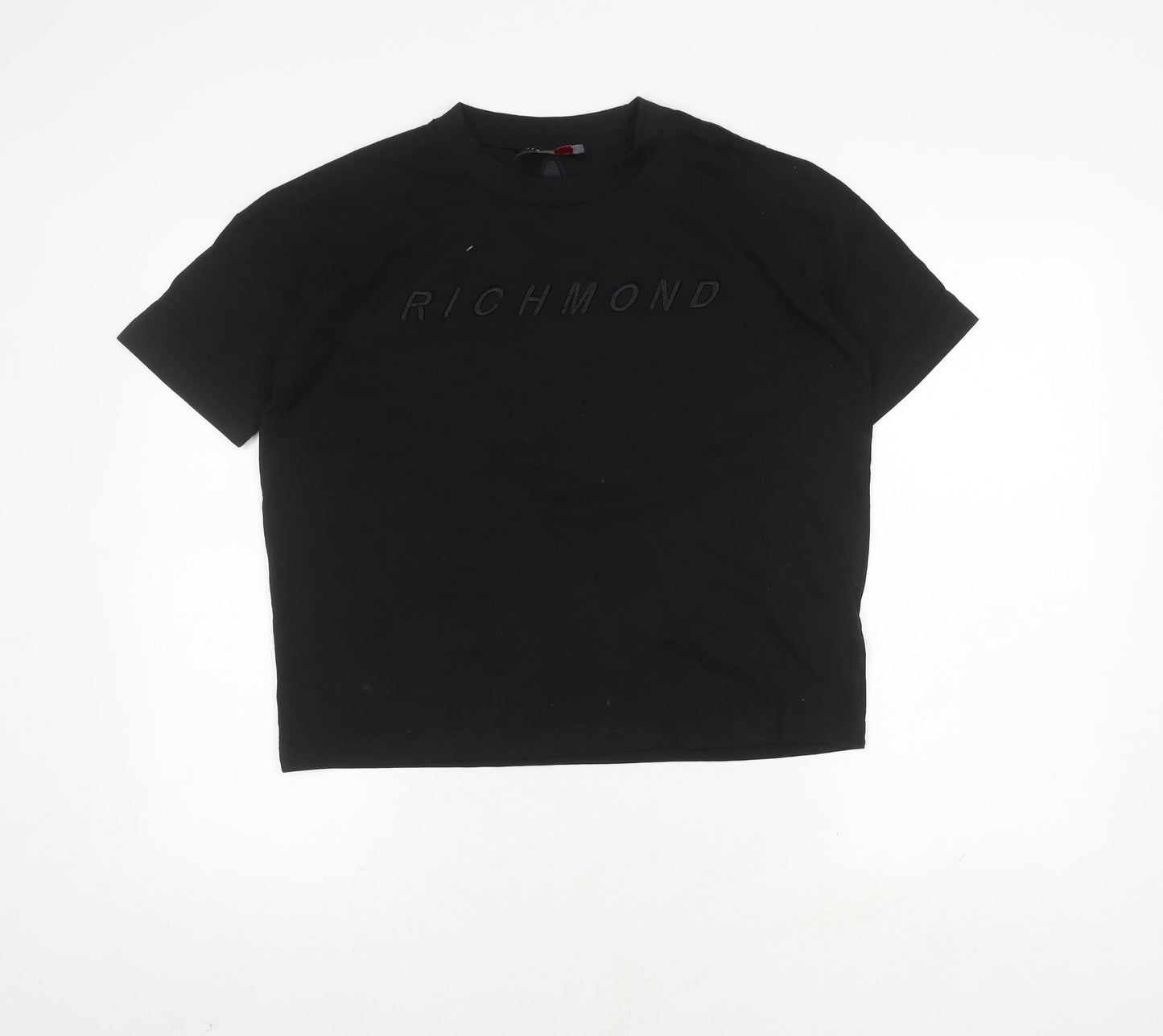 Richmond Sport Black Unisex Basic T-Shirt, M, Short Sleeve