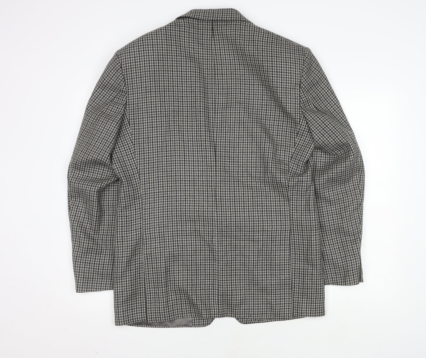 St Michael Men's Black/White Check Blazer, 40R, Formal