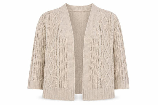 Brave Soul Women's Beige Cardigan, S