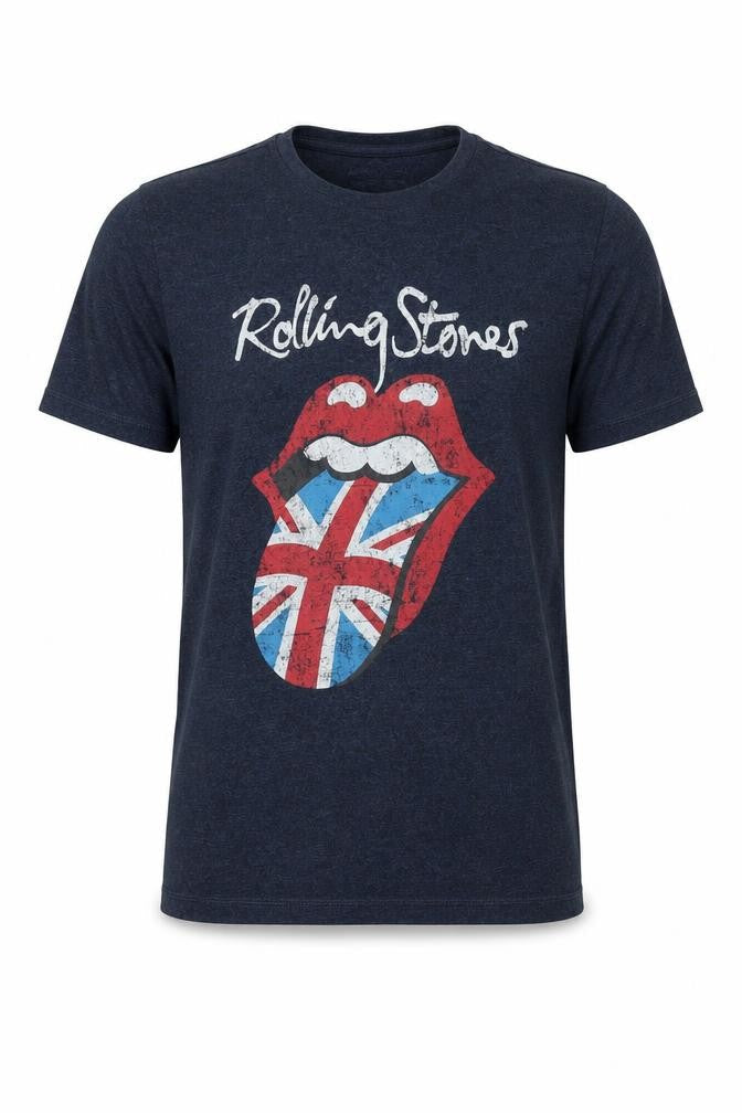 The Rolling Stones Men’s Blue Graphic T-Shirt, Size S