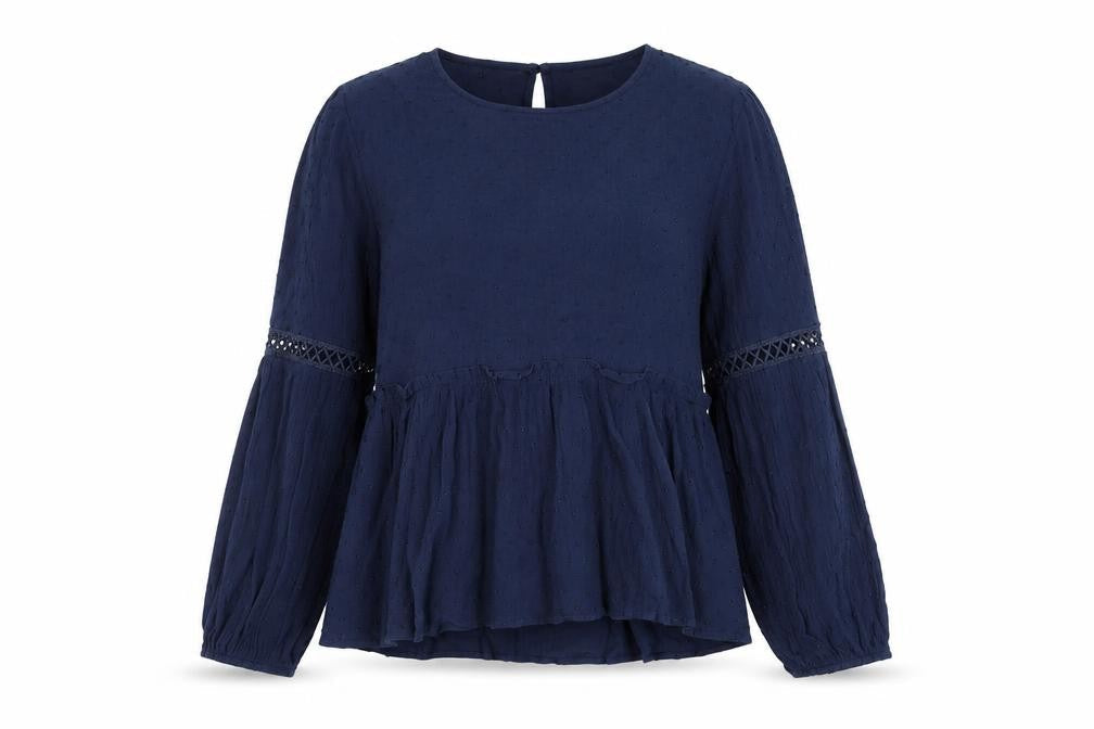 Apricot Women's Blue Long Sleeve Blouse UK 14