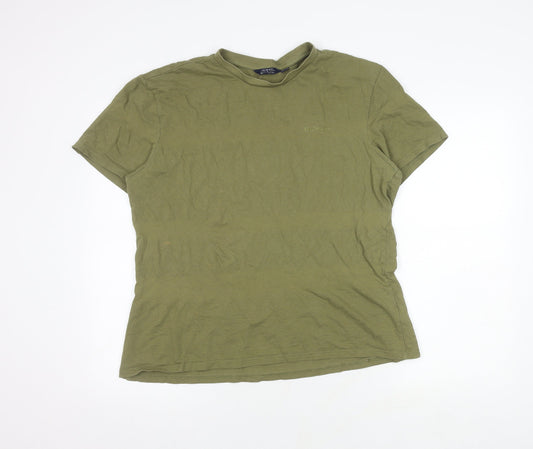 Ben Sherman Men's Green T-shirt, Size Large.