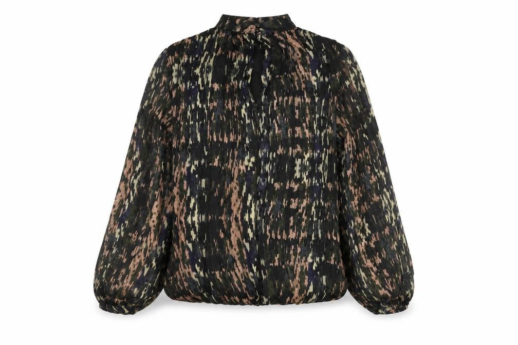 Blue Vanilla Women's Multicoloured Blouse, Size M