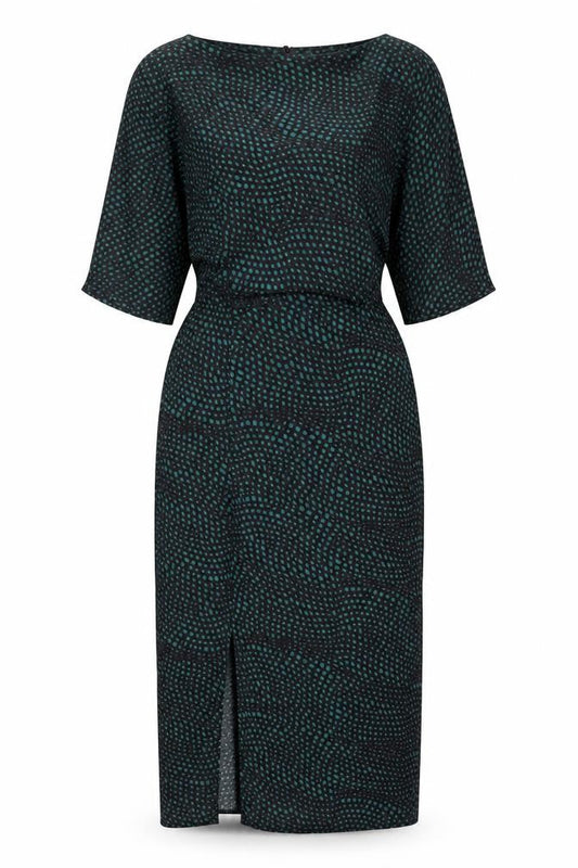 Warehouse Black Polyester Dress Size 6 Women's