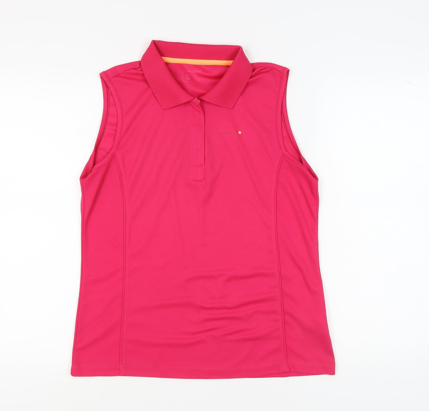 Icepeak Women's Pink Sleeveless Polo Shirt Size 14