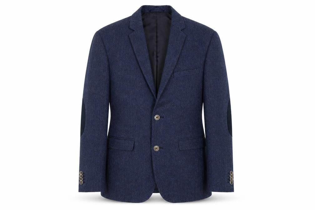 Jack & Jones Men's Blue Blazer Size UK 40 Notch Lapel
