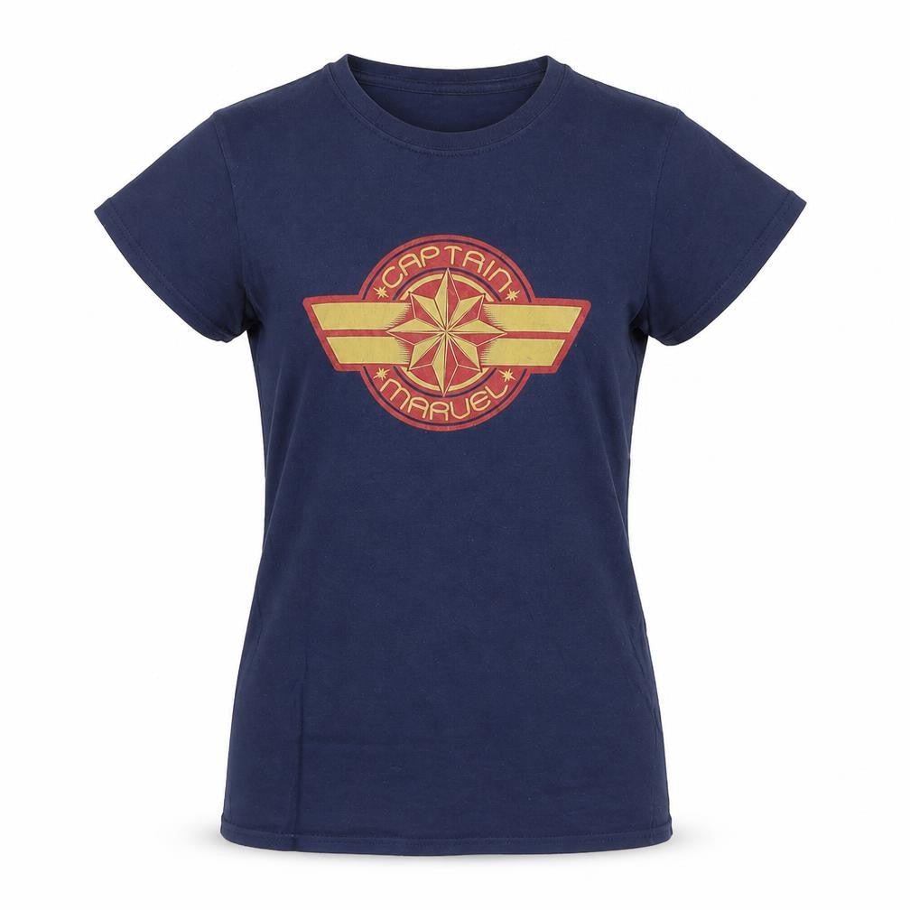 Marvel Women’s Blue Captain Marvel T-Shirt M