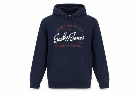 Jack & Jones Men's Blue Pullover Hoodie M