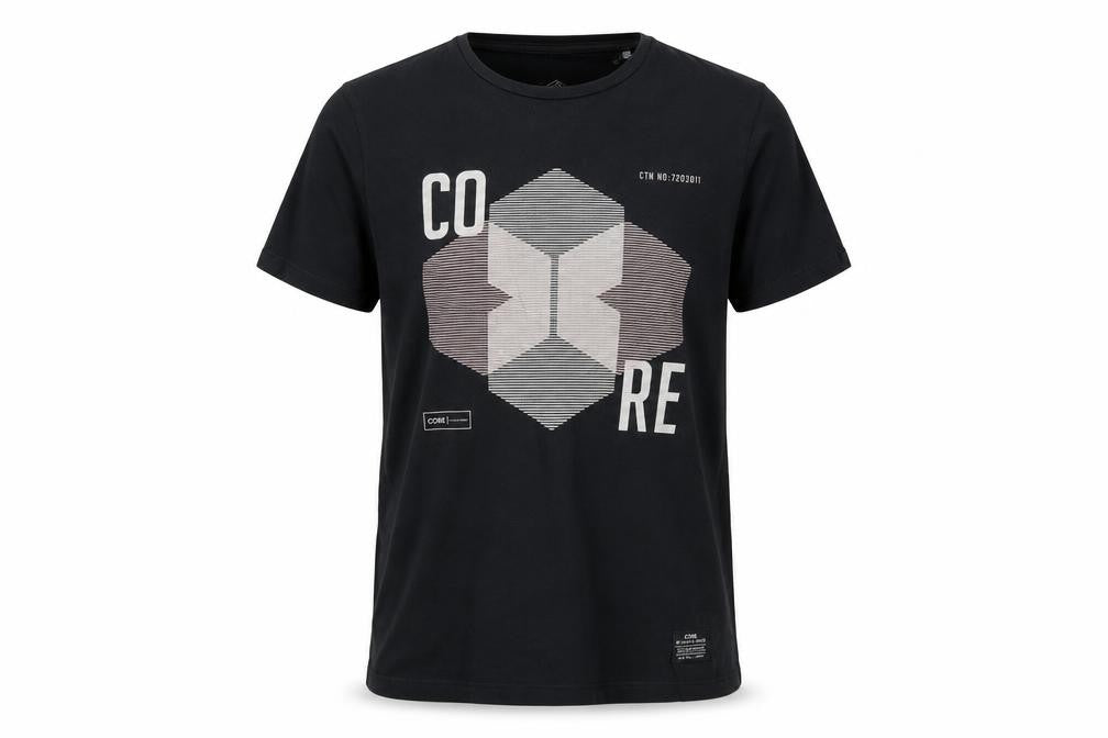 Jack & Jones Men’s Black Graphic T-Shirt Medium