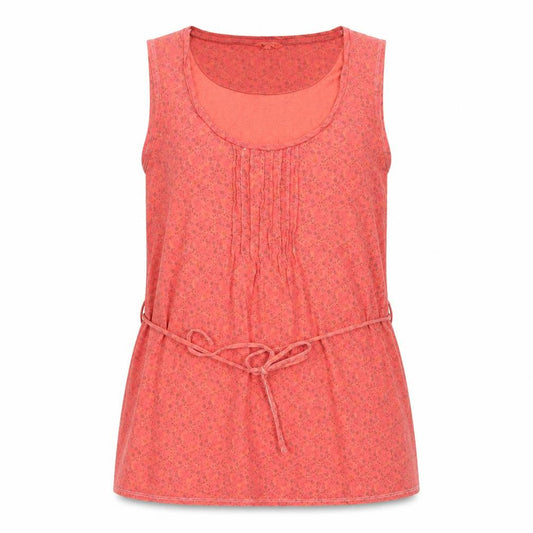 White Stuff Red Floral Tank Top, Women's Size 14
