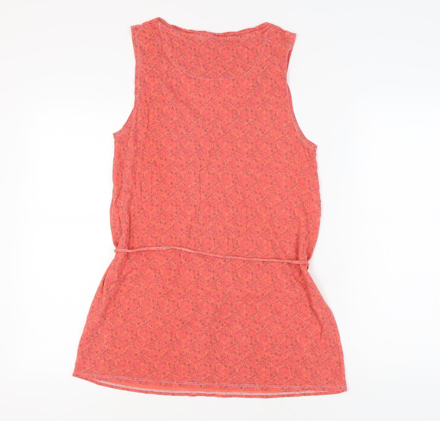 White Stuff Red Floral Tank Top, Women's Size 14