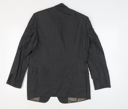 Austin Reed Men's Grey Wool Blazer, Size 40 Regular Fit