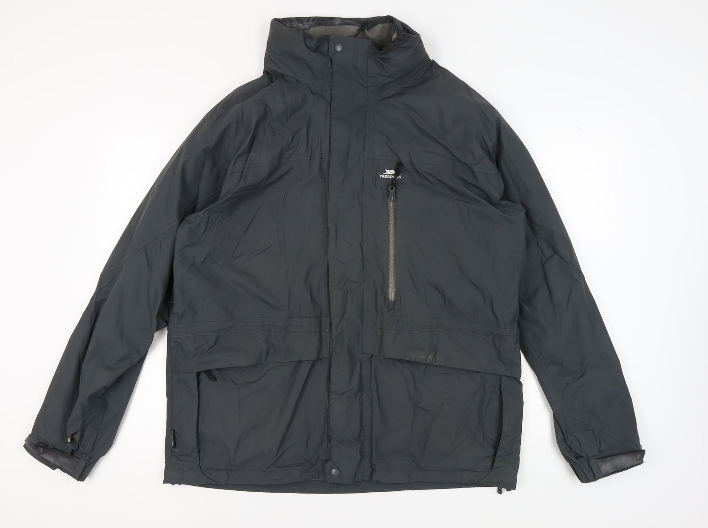Trespass Men's Black Windbreaker Jacket L
