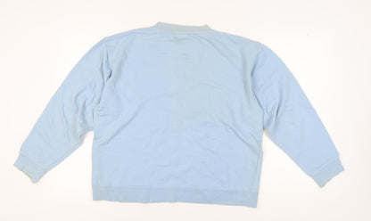 Kappa Womens Blue Medium Pullover Sweatshirt