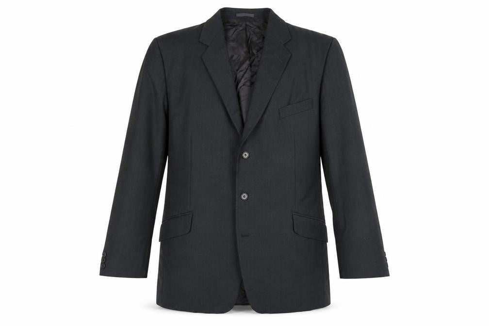 Magee Men's Black Blazer, 46 Regular Fit