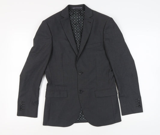Next Men's Grey Blazer, Size 36 Short Jacket
