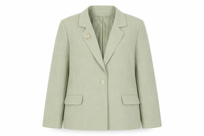 Eastex Women's Green Blazer, Size 14, Lined, Excellent