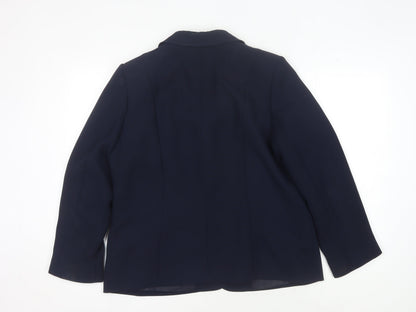 Eastex Women's Blue Blazer Size 14 Classic Business