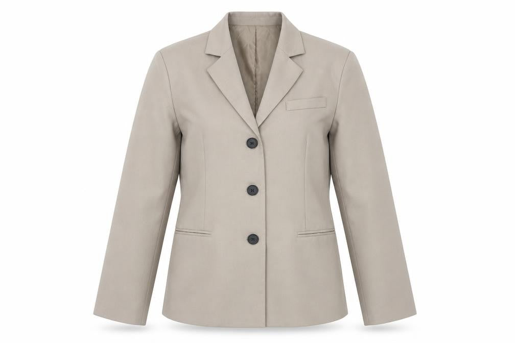 PrettyLittleThing Women’s Beige Blazer Size 4 Regular Fit
