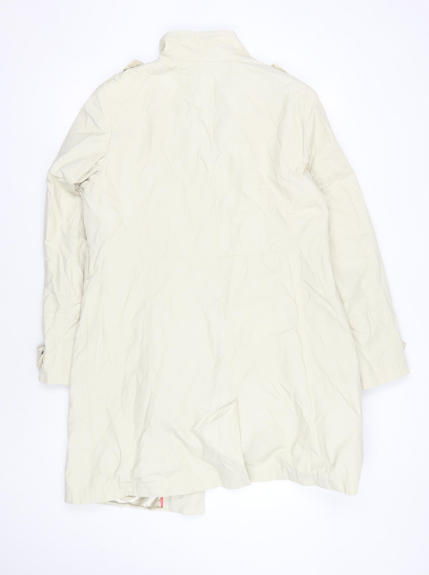 Wallis Women's Ivory Trench Coat Size 16