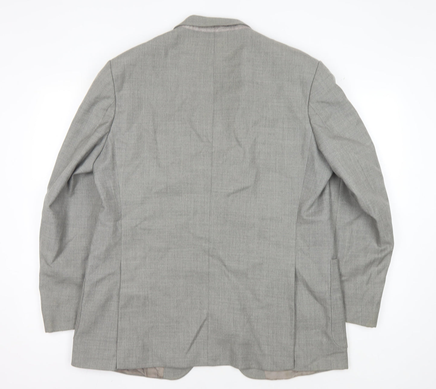 St Michael Men's Grey Wool Blazer, Size 44, Formal