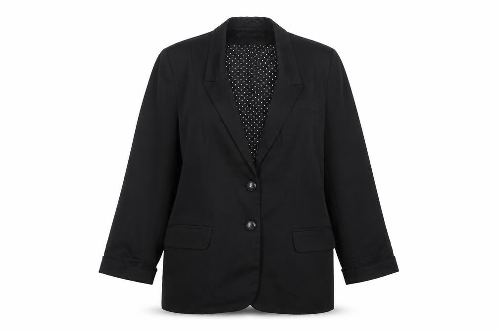 Dorothy Perkins Black Blazer, Women, Size 12, Polka Dot