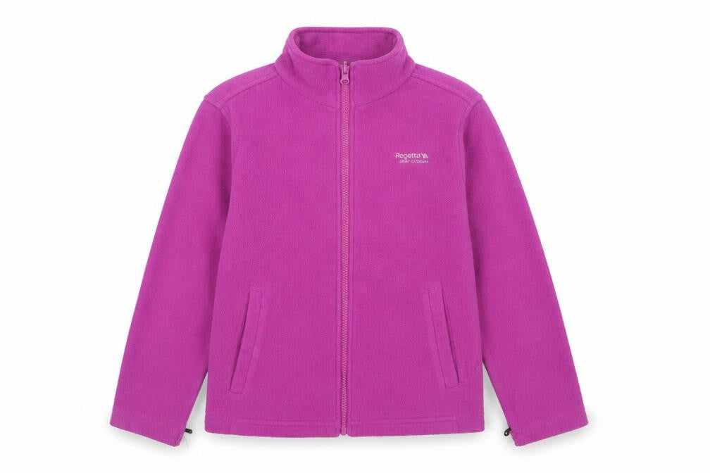 Regatta Girls Pink Fleece Full Zip Sweatshirt UK 11