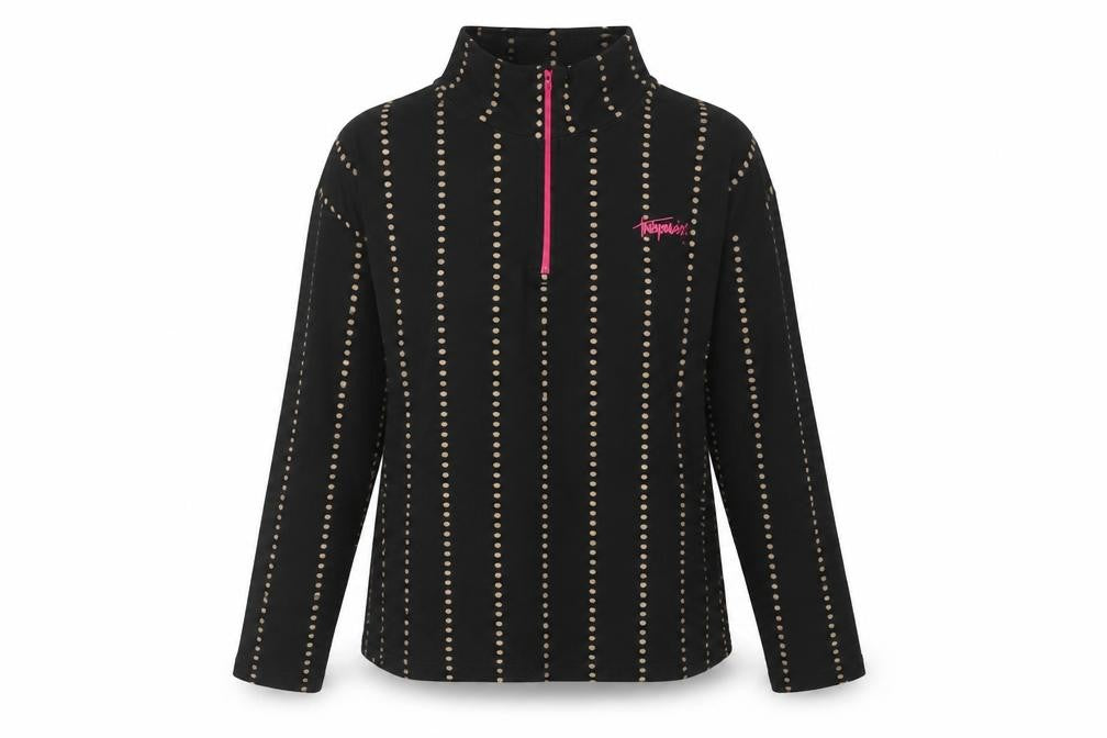 Trespass Women's Black Polka Dot Pullover Sweatshirt M